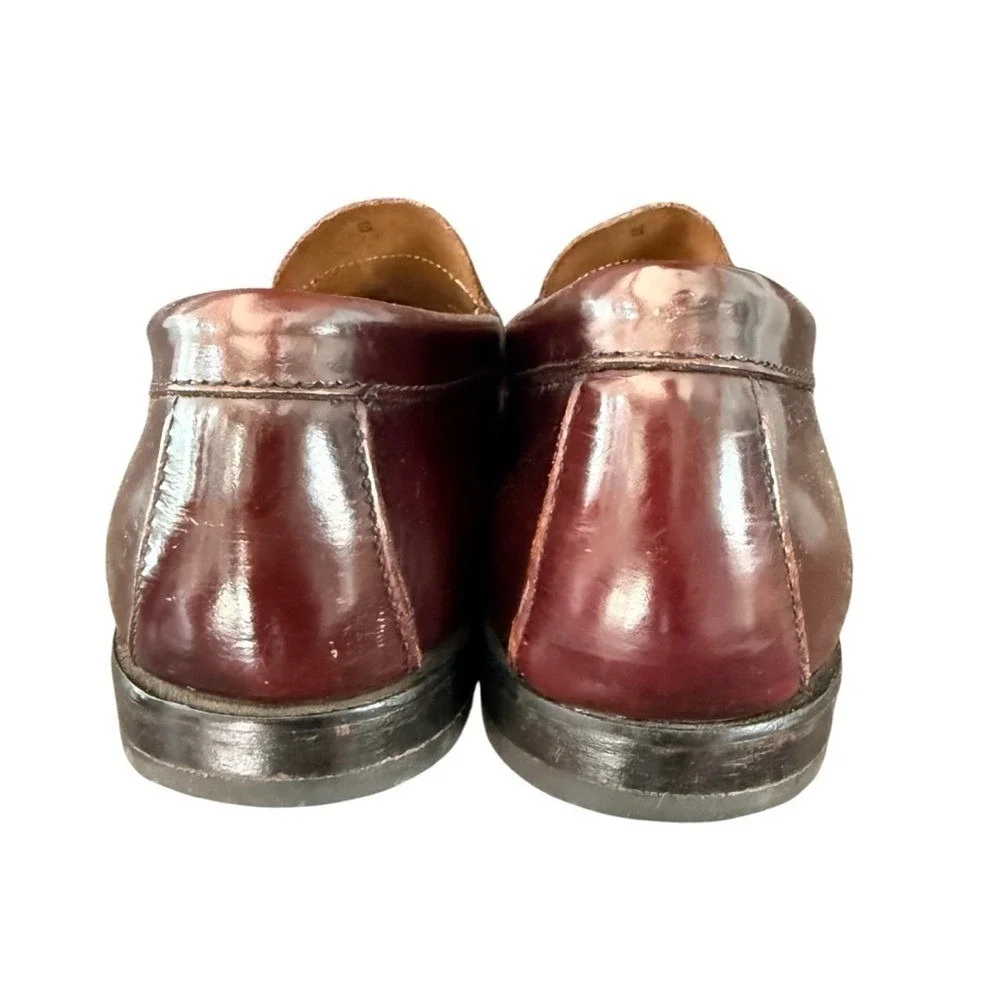 G.H.BASS & Co. Weejuns®‎ Moc-Toe Slip-On Loafers Wine Red Men's Size 12D